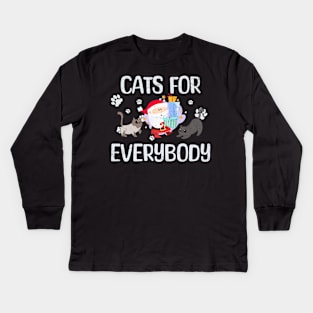 Cats For Everybody Kids Long Sleeve T-Shirt